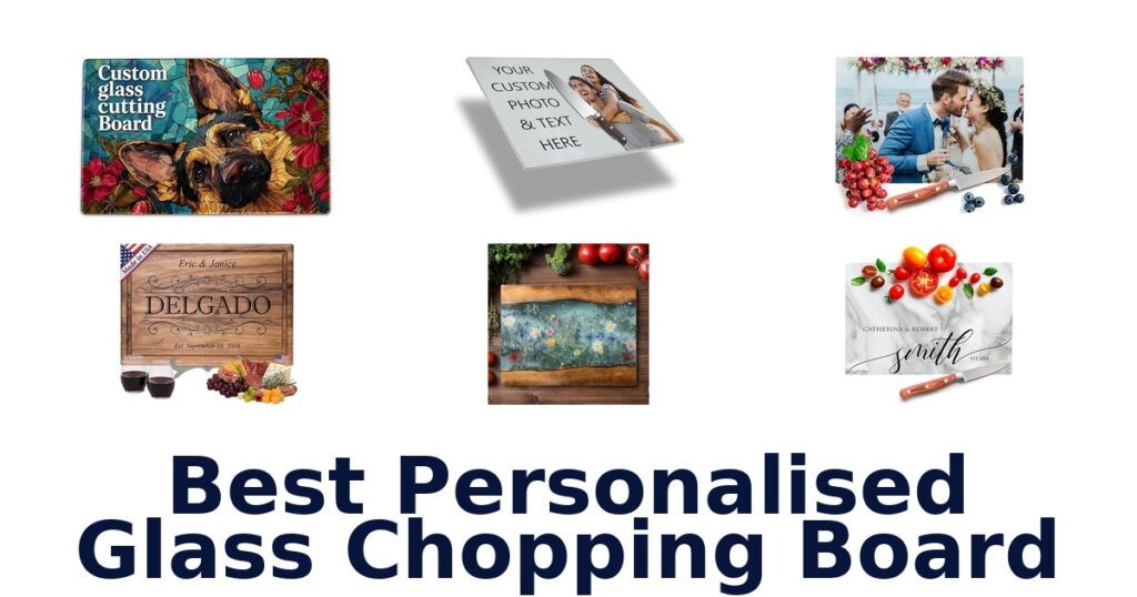 best personalised glass chopping board