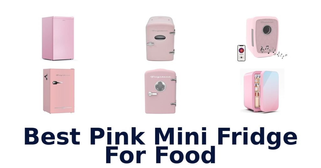best pink mini fridge for food