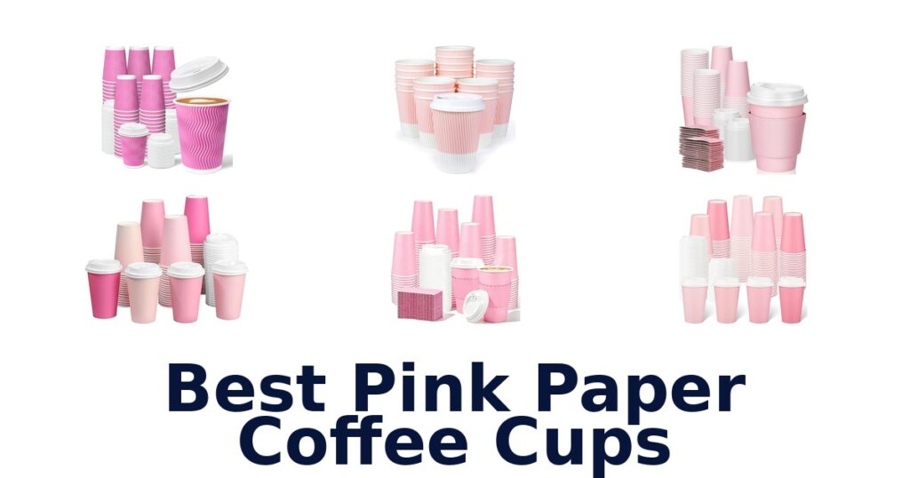 best pink paper coffee cups