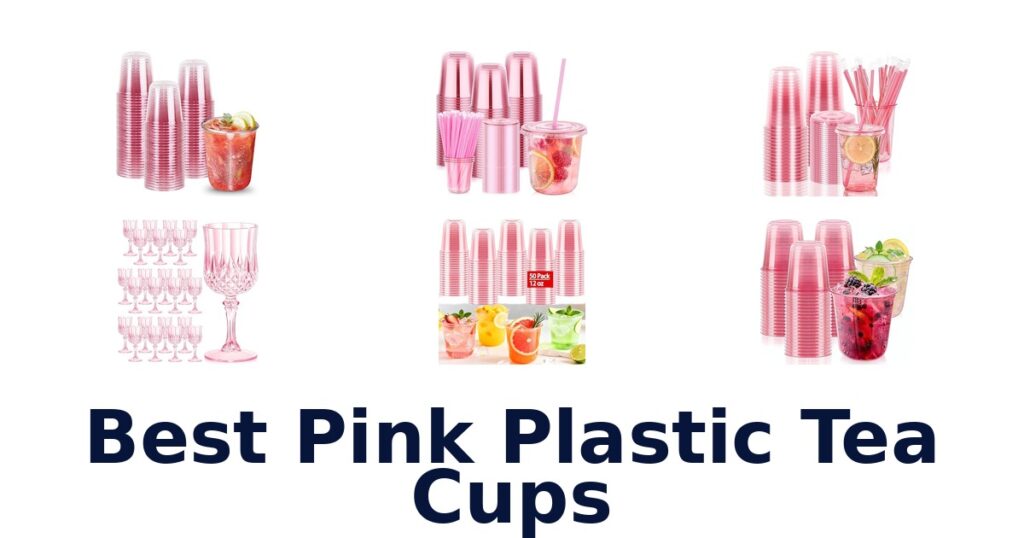 best pink plastic tea cups