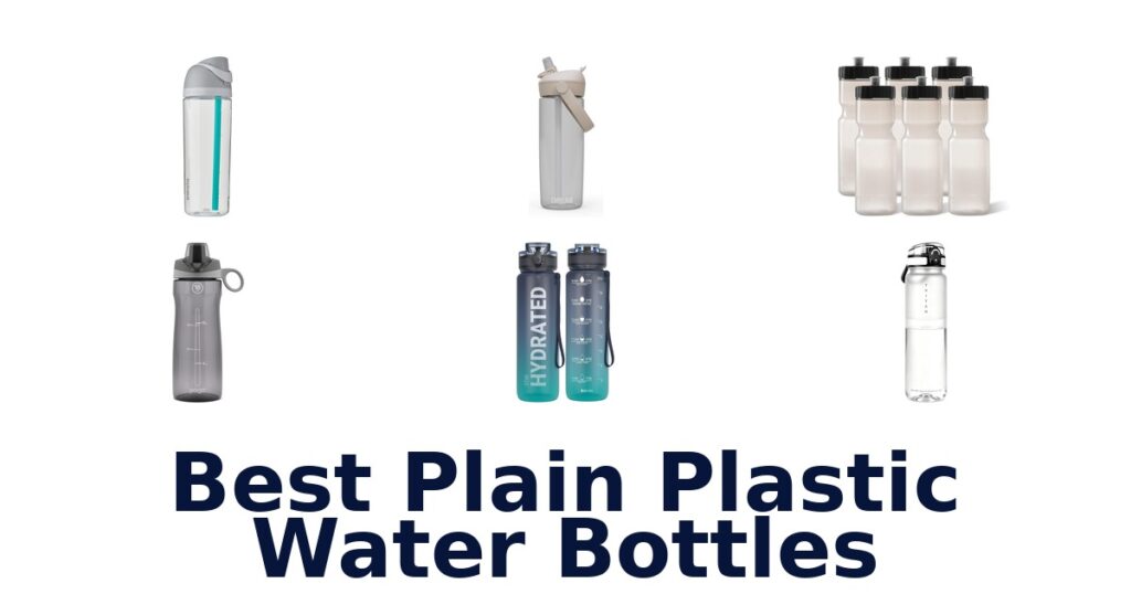 best plain plastic water bottles