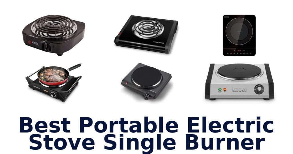 best portable electric stove single burner