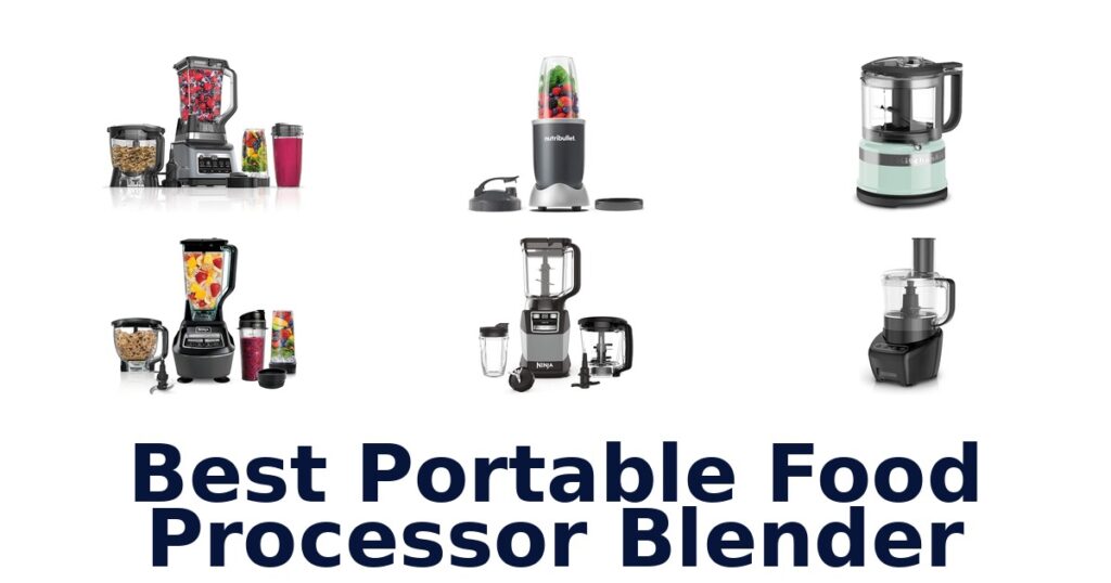 best portable food processor blender