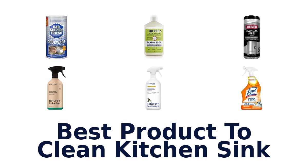 best product to clean kitchen sink