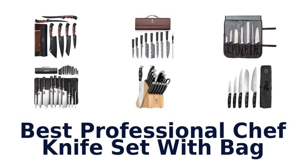 best professional chef knife set with bag