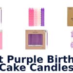 best purple birthday cake candles