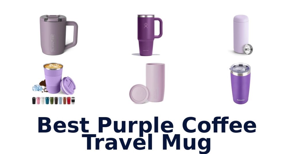 best purple coffee travel mug