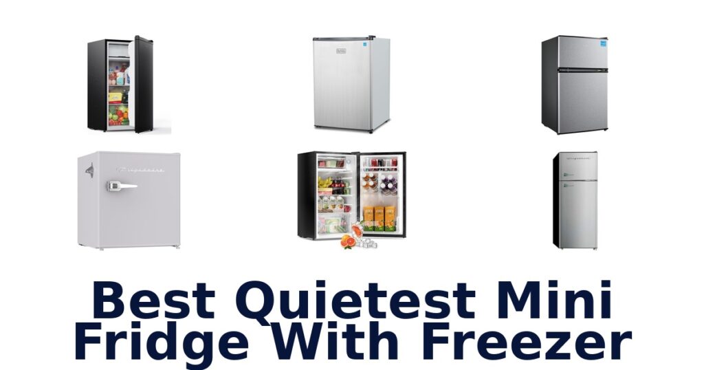 best quietest mini fridge with freezer