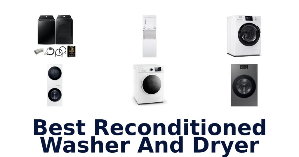 best reconditioned washer and dryer