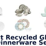 best recycled glass dinnerware set