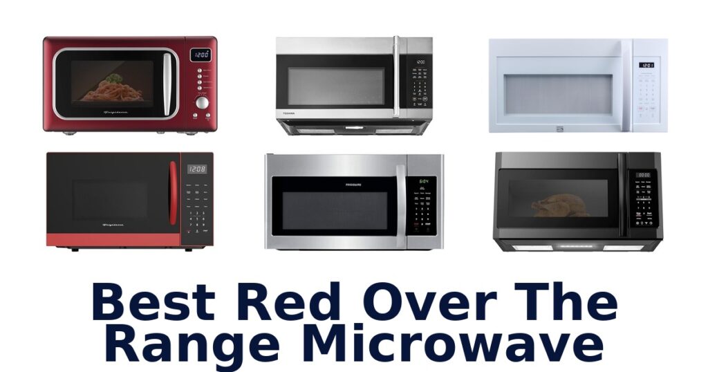 best red over the range microwave