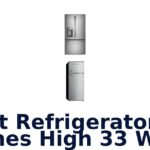 best refrigerator 67 inches high 33 wide