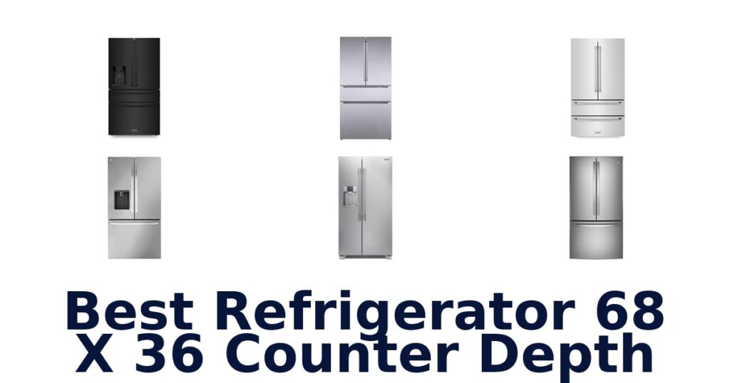 best refrigerator 68 x 36 counter depth