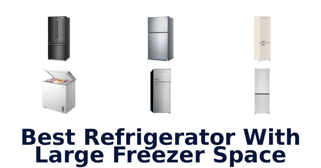 best refrigerator with large freezer space