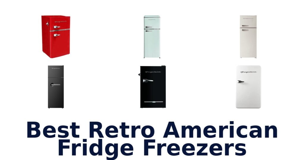 best retro american fridge freezers