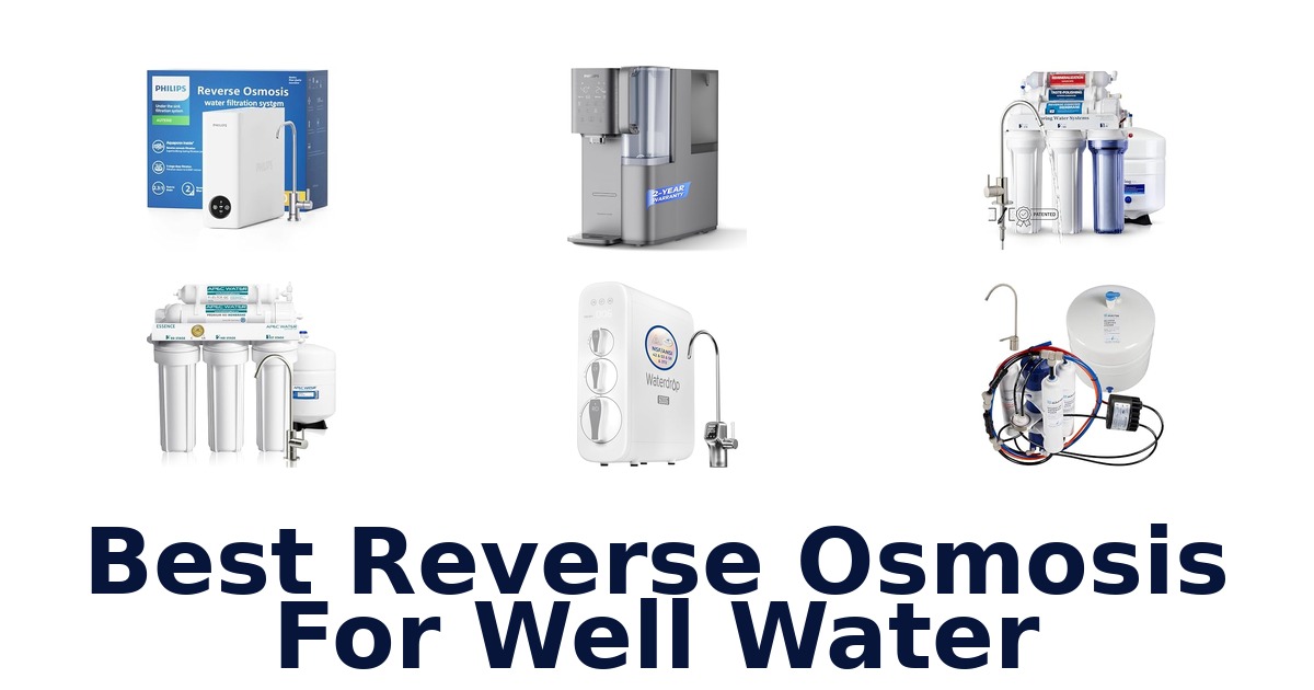 best reverse osmosis for well water