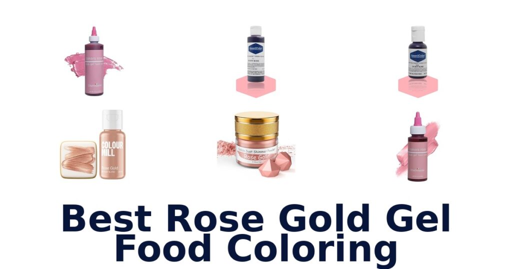 best rose gold gel food coloring