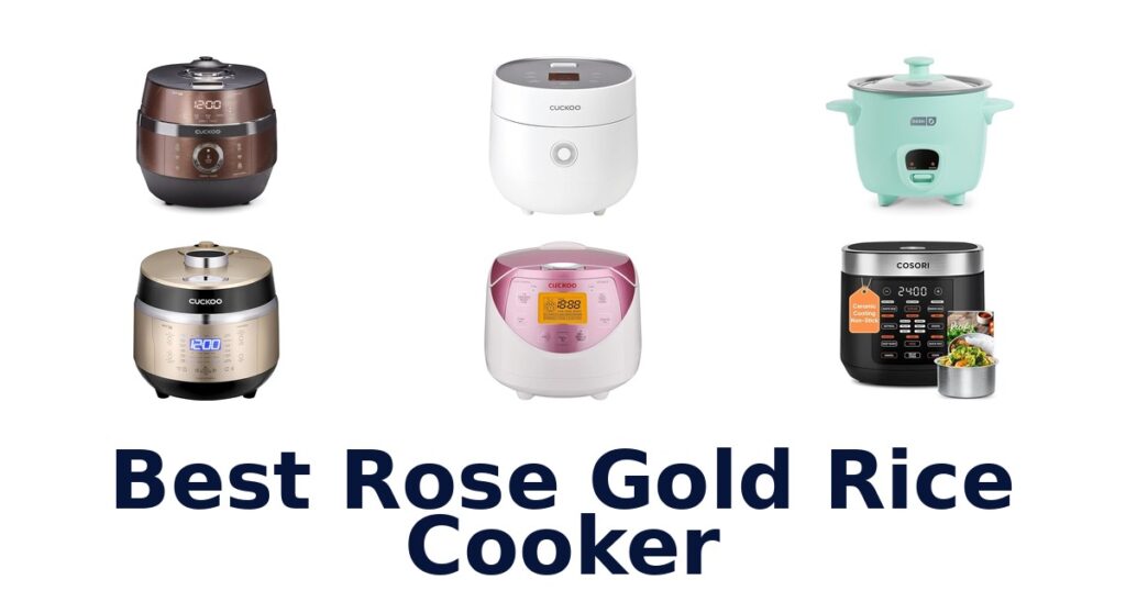 best rose gold rice cooker