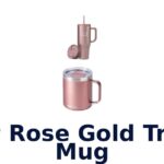 best rose gold travel mug