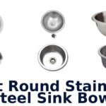 best round stainless steel sink bowl