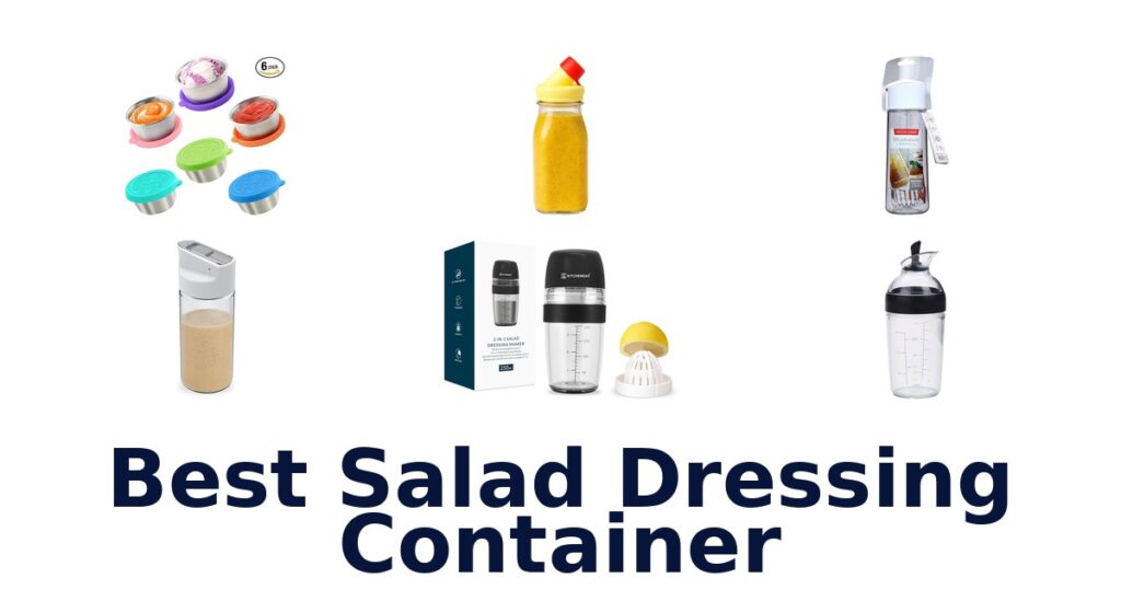 best salad dressing container