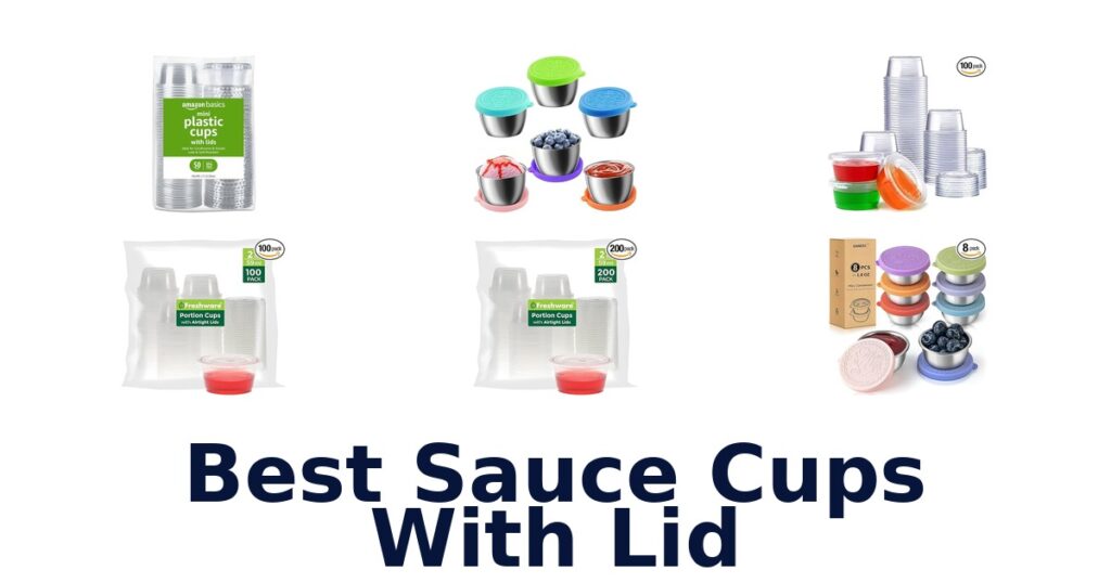 best sauce cups with lid