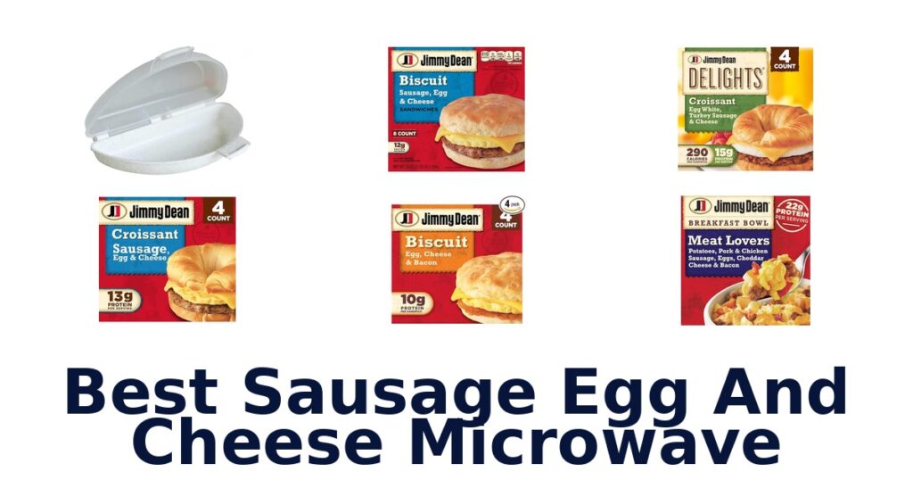 best sausage egg and cheese microwave