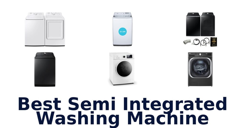 best semi integrated washing machine