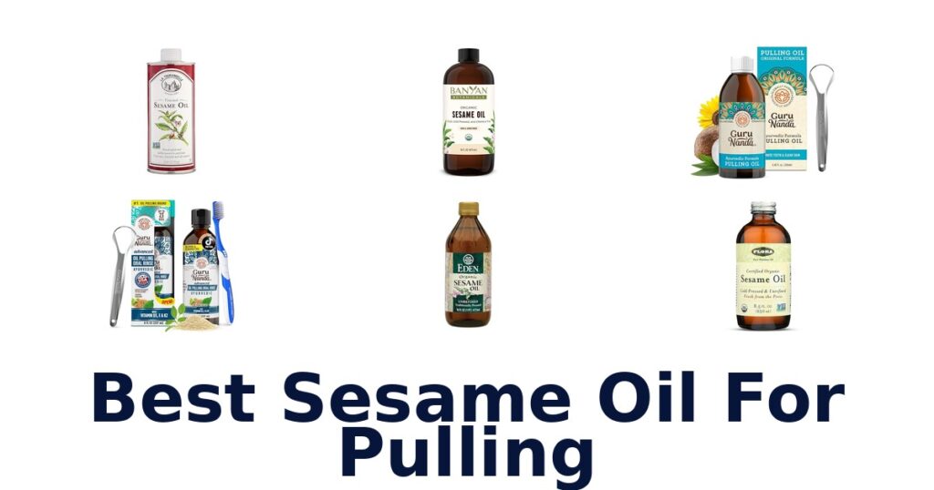 best sesame oil for pulling