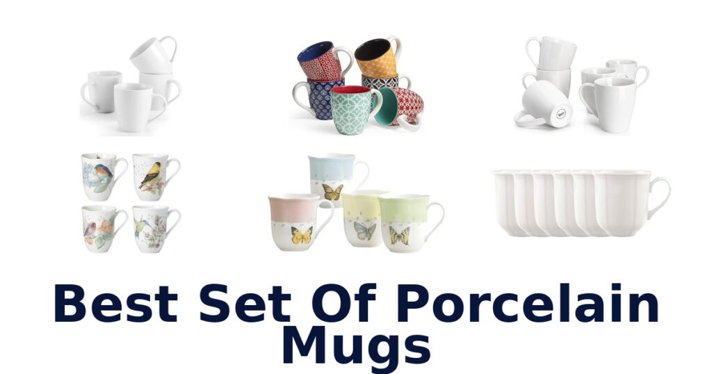 best set of porcelain mugs