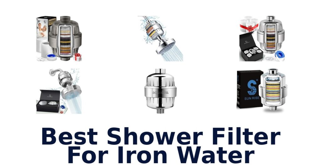 best shower filter for iron water