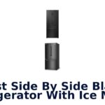best side by side black refrigerator with ice maker