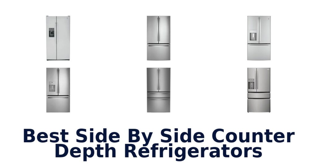 best side by side counter depth refrigerators