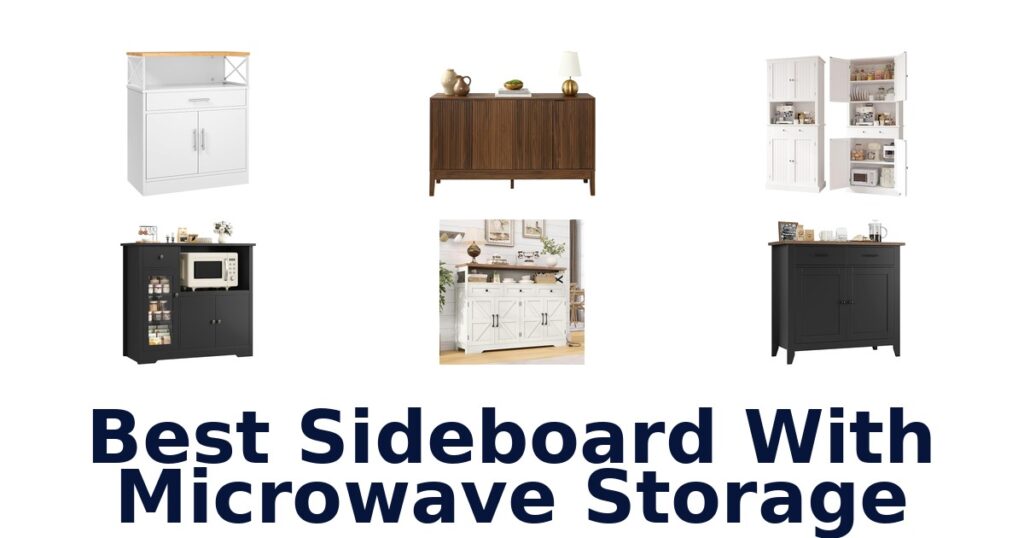 best sideboard with microwave storage
