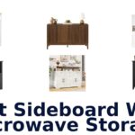 best sideboard with microwave storage