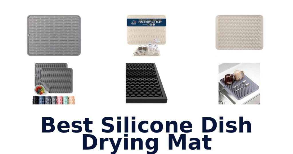 best silicone dish drying mat