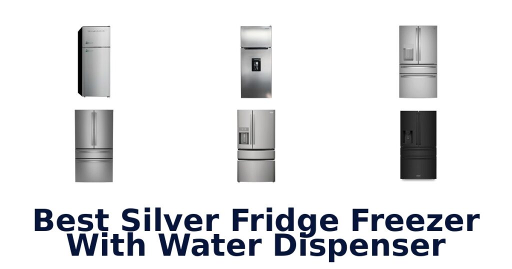 best silver fridge freezer with water dispenser