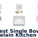best single bowl porcelain kitchen sink