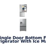 best single door bottom freezer refrigerator with ice maker