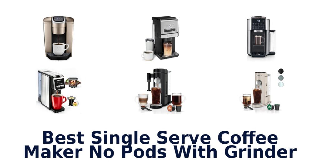 best single serve coffee maker no pods with grinder