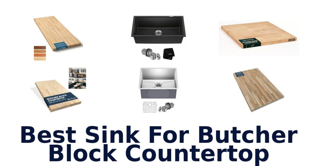 best sink for butcher block countertop