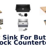 best sink for butcher block countertop