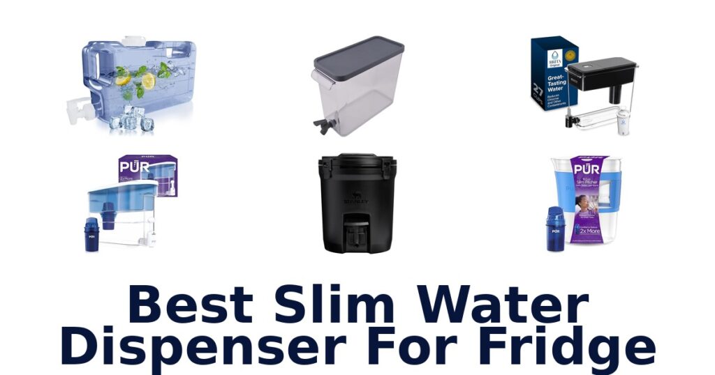 best slim water dispenser for fridge