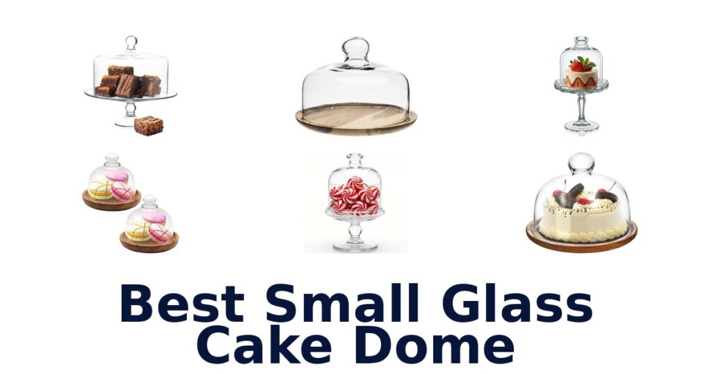 best small glass cake dome