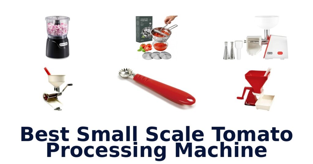 best small scale tomato processing machine