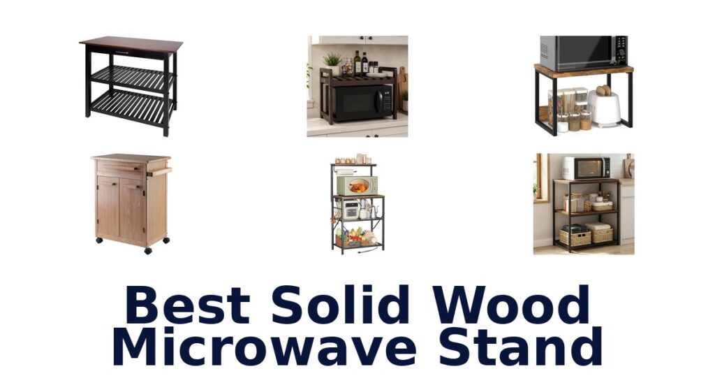 best solid wood microwave stand