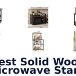 best solid wood microwave stand