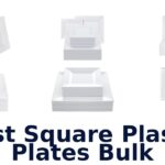 best square plastic plates bulk