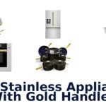 best stainless appliances with gold handles