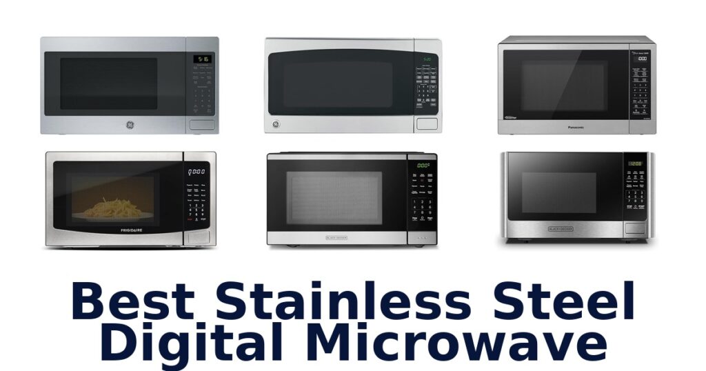 best stainless steel digital microwave